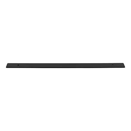 Top Knobs [TK3286BLK] Die Cast Zinc Cabinet Pull Backplate - Radcliffe Series - Flat Black Finish - 12&quot; C/C - 15&quot; L