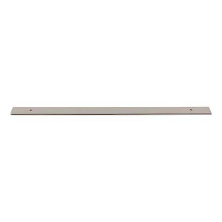Top Knobs [TK3286PN] Die Cast Zinc Cabinet Pull Backplate - Radcliffe Series - Polished Nickel Finish - 12&quot; C/C - 15&quot; L