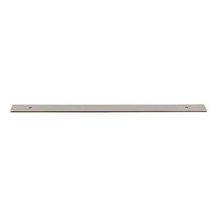 Top Knobs [TK3286PN] Die Cast Zinc Cabinet Pull Backplate - Radcliffe Series - Polished Nickel Finish - 12" C/C - 15" L