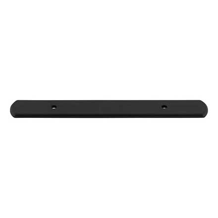 Top Knobs [TK3271BLK] Die Cast Zinc Cabinet Pull Backplate - Wescott Series - Flat Black Finish - 3 3/4" C/C - 6 3/4" L
