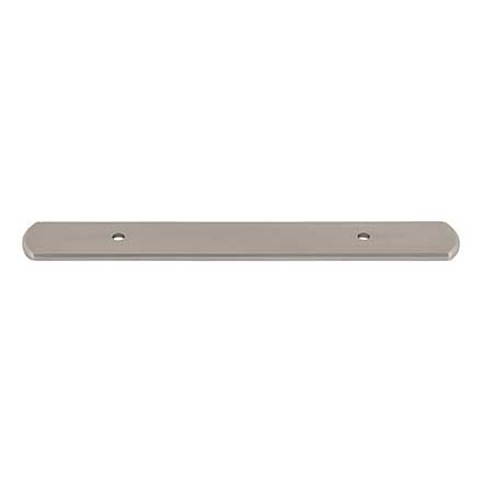 Top Knobs [TK3271BSN] Die Cast Zinc Cabinet Pull Backplate - Wescott Series - Brushed Satin Nickel Finish - 3 3/4&quot; C/C - 6 3/4&quot; L
