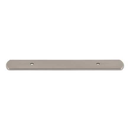 Top Knobs [TK3271BSN] Die Cast Zinc Cabinet Pull Backplate - Wescott Series - Brushed Satin Nickel Finish - 3 3/4" C/C - 6 3/4" L