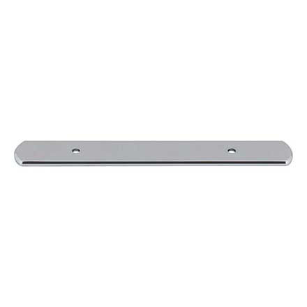Top Knobs [TK3271PC] Die Cast Zinc Cabinet Pull Backplate - Wescott Series - Polished Chrome Finish - 3 3/4" C/C - 6 3/4" L