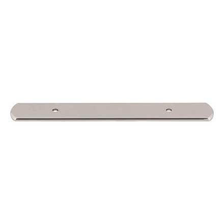 Top Knobs [TK3271PN] Die Cast Zinc Cabinet Pull Backplate - Wescott Series - Polished Nickel Finish - 3 3/4&quot; C/C - 6 3/4&quot; L