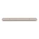 Top Knobs [TK3271PN] Die Cast Zinc Cabinet Pull Backplate - Wescott Series - Polished Nickel Finish - 3 3/4&quot; C/C - 6 3/4&quot; L
