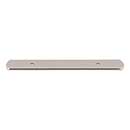 Top Knobs [TK3271PN] Die Cast Zinc Cabinet Pull Backplate - Wescott Series - Polished Nickel Finish - 3 3/4" C/C - 6 3/4" L