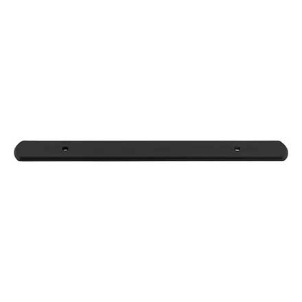 Top Knobs [TK3272BLK] Die Cast Zinc Cabinet Pull Backplate - Wescott Series - Flat Black Finish - 5 1/16" C/C - 8 1/16" L