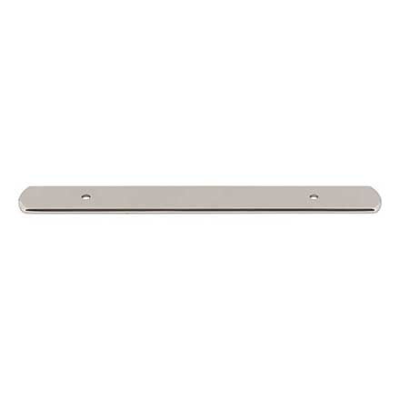 Top Knobs [TK3272PN] Die Cast Zinc Cabinet Pull Backplate - Wescott Series - Polished Nickel Finish - 5 1/16&quot; C/C - 8 1/16&quot; L