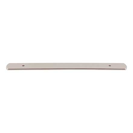 Top Knobs [TK3274PN] Die Cast Zinc Cabinet Pull Backplate - Wescott Series - Polished NIckel Finish - 7 9/16&quot; C/C - 10 5/8&quot; L