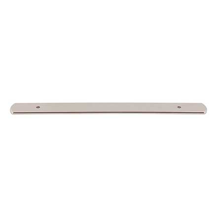 Top Knobs [TK3274PN] Die Cast Zinc Cabinet Pull Backplate - Wescott Series - Polished NIckel Finish - 7 9/16" C/C - 10 5/8" L
