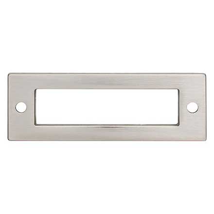 Top Knobs [TK923BSN] Die Cast Zinc Cabinet Pull Backplate - Hollin Series - Brushed Satin Nickel Finish - 3" C/C - 3 1/2" L