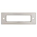 Top Knobs [TK923BSN] Die Cast Zinc Cabinet Pull Backplate - Hollin Series - Brushed Satin Nickel Finish - 3&quot; C/C - 3 1/2&quot; L