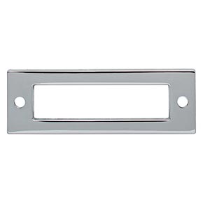 Top Knobs [TK923PC] Die Cast Zinc Cabinet Pull Backplate - Hollin Series - Polished Chrome Finish - 3 1/2" L