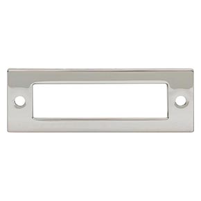Top Knobs [TK923PN] Die Cast Zinc Cabinet Pull Backplate - Hollin Series - Polished Nickel Finish - 3 1/2" L