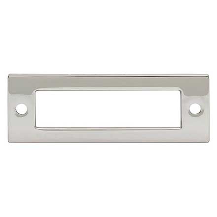 Top Knobs [TK923PN] Die Cast Zinc Cabinet Pull Backplate - Hollin Series - Polished Nickel Finish - 3" C/C - 3 1/2" L