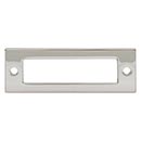 Top Knobs [TK923PN] Die Cast Zinc Cabinet Pull Backplate - Hollin Series - Polished Nickel Finish - 3" C/C - 3 1/2" L