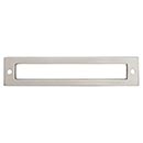 Top Knobs [TK925BSN] Die Cast Zinc Cabinet Pull Backplate - Hollin Series - Brushed Satin Nickel Finish - 5 1/16" C/C - 5 9/16" L