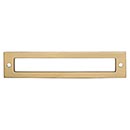 Top Knobs [TK925BSN] Die Cast Zinc Cabinet Pull Backplate - Hollin Series - Brushed Satin Nickel Finish - 5 1/16&quot; C/C - 5 9/16&quot; L