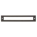 Top Knobs [TK926AG] Die Cast Zinc Cabinet Pull Backplate - Hollin Series - Ash Gray Finish - 6 5/16" C/C - 6 3/4" L