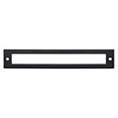 Top Knobs [TK926BLK] Die Cast Zinc Cabinet Pull Backplate - Hollin Series - Flat Black Finish - 6 5/16" C/C - 6 3/4" L