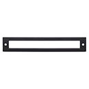 Top Knobs [TK926BLK] Die Cast Zinc Cabinet Pull Backplate - Hollin Series - Flat Black Finish - 6 5/16&quot; C/C - 6 3/4&quot; L