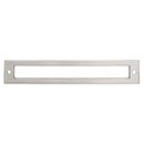 Top Knobs [TK926BSN] Die Cast Zinc Cabinet Pull Backplate - Hollin Series - Brushed Satin Nickel Finish - 6 5/16&quot; C/C - 6 3/4&quot; L