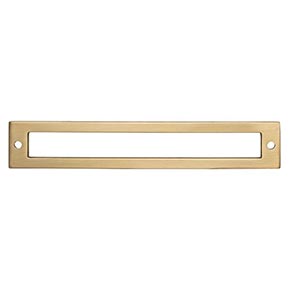 Top Knobs [TK926HB] Die Cast Zinc Cabinet Pull Backplate - Hollin Series - Honey Bronze Finish - 6 5/16" C/C - 6 3/4" L