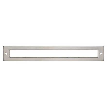 Top Knobs [TK927BSN] Die Cast Zinc Cabinet Pull Backplate - Hollin Series - Brushed Satin Nickel Finish - 7 9/16" C/C - 8 1/16" L
