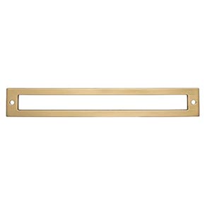 Top Knobs [TK927HB] Die Cast Zinc Cabinet Pull Backplate - Hollin Series - Honey Bronze Finish - 7 9/16" C/C - 8 1/16" L