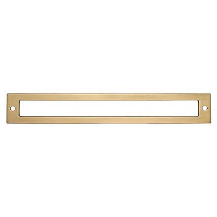 Top Knobs [TK927HB] Die Cast Zinc Cabinet Pull Backplate - Hollin Series - Honey Bronze Finish - 7 9/16" C/C - 8 1/16" L