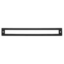 Top Knobs [TK928BLK] Die Cast Zinc Cabinet Pull Backplate - Hollin Series - Flat Black Finish - 8 13/16" C/C - 9 5/16" L
