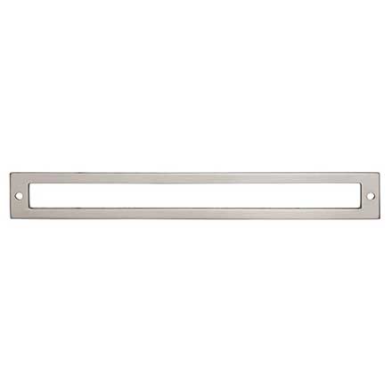 Top Knobs [TK928BSN] Die Cast Zinc Cabinet Pull Backplate - Hollin Series - Brushed Satin Nickel Finish - 8 13/16&quot; C/C - 9 5/16&quot; L