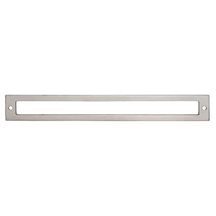 Top Knobs [TK928BSN] Die Cast Zinc Cabinet Pull Backplate - Hollin Series - Brushed Satin Nickel Finish - 8 13/16" C/C - 9 5/16" L