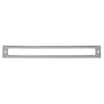 Top Knobs [TK928PC] Die Cast Zinc Cabinet Pull Backplate - Hollin Series - Polished Chrome Finish - 8 13/16" C/C - 9 5/16" L