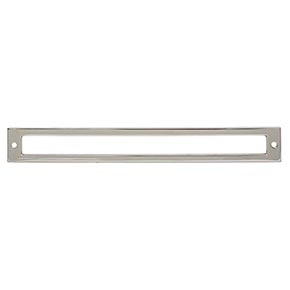 Top Knobs [TK928PN] Die Cast Zinc Cabinet Pull Backplate - Hollin Series - Polished Nickel Finish - 8 13/16" C/C - 9 5/16" L