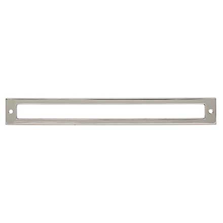 Top Knobs [TK928PN] Die Cast Zinc Cabinet Pull Backplate - Hollin Series - Polished Nickel Finish - 8 13/16&quot; C/C - 9 5/16&quot; L
