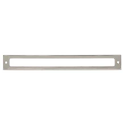 Top Knobs [TK928PN] Die Cast Zinc Cabinet Pull Backplate - Hollin Series - Polished Nickel Finish - 8 13/16" C/C - 9 5/16" L