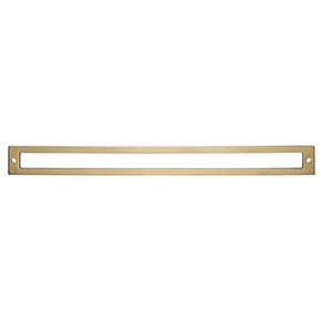 Top Knobs [TK929HB] Die Cast Zinc Cabinet Pull Backplate - Hollin Series - Honey Bronze Finish - 12" C/C - 12 1/2" L