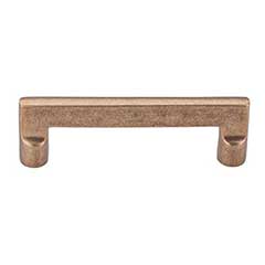 Top Knobs [M1361] Solid Bronze Cabinet Pull Handle - Flat Sided Pull Series - Standard Size - Light Bronze Finish - 4&quot; C/C - 4 5/8&quot; L