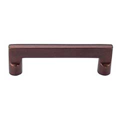 Top Knobs [M1363] Solid Bronze Cabinet Pull Handle - Flat Sided Pull Series - Standard Size - Mahogany Bronze Finish - 4&quot; C/C - 4 5/8&quot; L