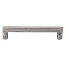 Top Knobs [M1365] Solid Bronze Cabinet Pull Handle - Flat Sided Pull Series - Oversized - Silicon Bronze Light Finish - 6" C/C - 6 5/8" L