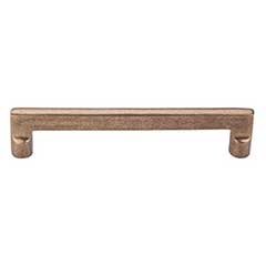 Top Knobs [M1366] Solid Bronze Cabinet Pull Handle - Flat Sided Pull Series - Oversized - Light Bronze Finish - 6&quot; C/C - 6 5/8&quot; L