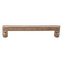 Top Knobs [M1366] Solid Bronze Cabinet Pull Handle - Flat Sided Pull Series - Oversized - Light Bronze Finish - 6" C/C - 6 5/8" L