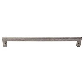 Top Knobs [M1375] Solid Bronze Cabinet Pull Handle - Flat Sided Pull Series - Oversized - Silicon Bronze Light Finish - 12" C/C - 12 3/4" L