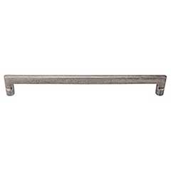 Top Knobs [M1375] Solid Bronze Cabinet Pull Handle - Flat Sided Pull Series - Oversized - Silicon Bronze Light Finish - 12&quot; C/C - 12 3/4&quot; L