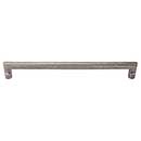 Top Knobs [M1375] Solid Bronze Cabinet Pull Handle - Flat Sided Pull Series - Oversized - Silicon Bronze Light Finish - 12" C/C - 12 3/4" L