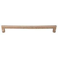 Top Knobs [M1376] Solid Bronze Cabinet Pull Handle - Flat Sided Pull Series - Oversized - Light Bronze Finish - 12" C/C - 12 3/4" L