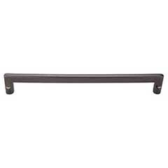 Top Knobs [M1377] Solid Bronze Cabinet Pull Handle - Flat Sided Pull Series - Oversized - Medium Bronze Finish - 12&quot; C/C - 12 3/4&quot; L