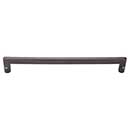 Top Knobs [M1377] Solid Bronze Cabinet Pull Handle - Flat Sided Pull Series - Oversized - Medium Bronze Finish - 12" C/C - 12 3/4" L