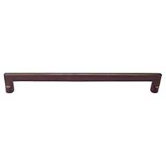 Top Knobs [M1378] Solid Bronze Cabinet Pull Handle - Flat Sided Pull Series - Oversized - Mahogany Bronze Finish - 12&quot; C/C - 12 3/4&quot; L